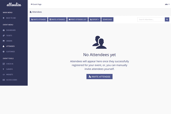 Attendize screenshot