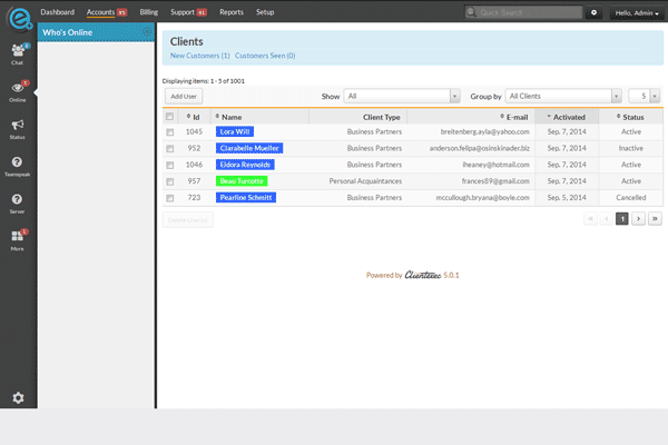 ClientExec screenshot
