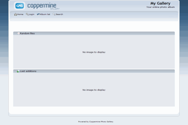 Coppermine screenshot