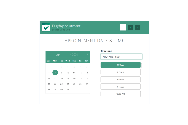 EasyAppointments screenshot