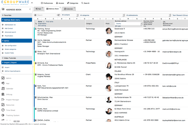 EGroupware screenshot