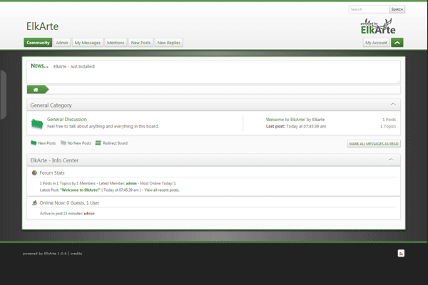 ElkArte screenshot