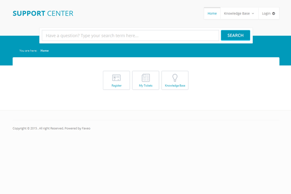Faveo Helpdesk screenshot