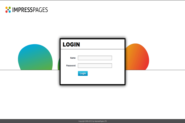 ImpressPages screenshot