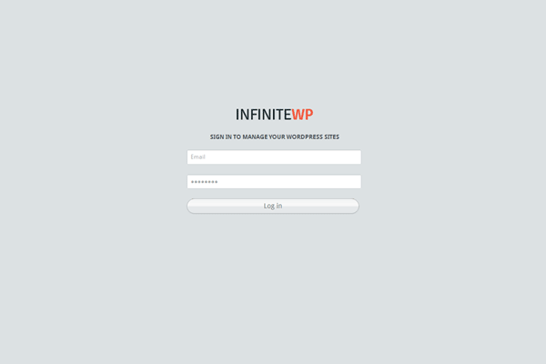 InfiniteWP screenshot
