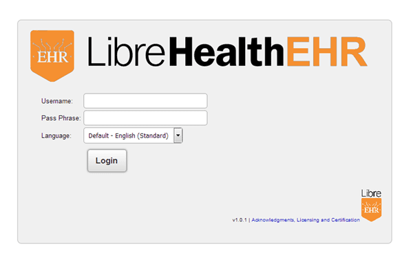 LibreHealth EHR screenshot