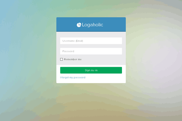 Logaholic screenshot