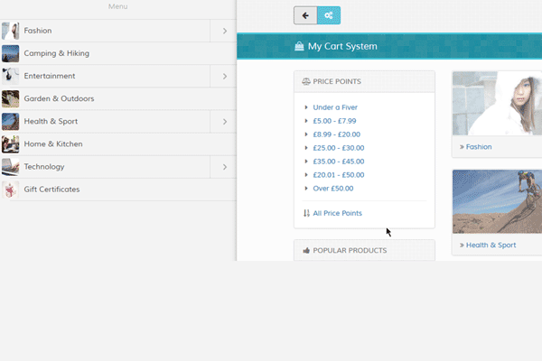 Maian Cart screenshot