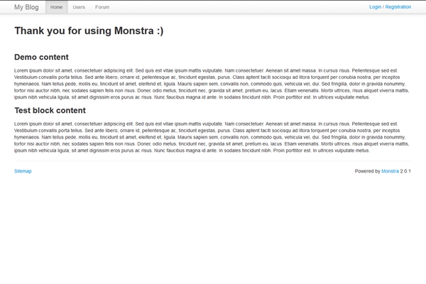 Monstra screenshot