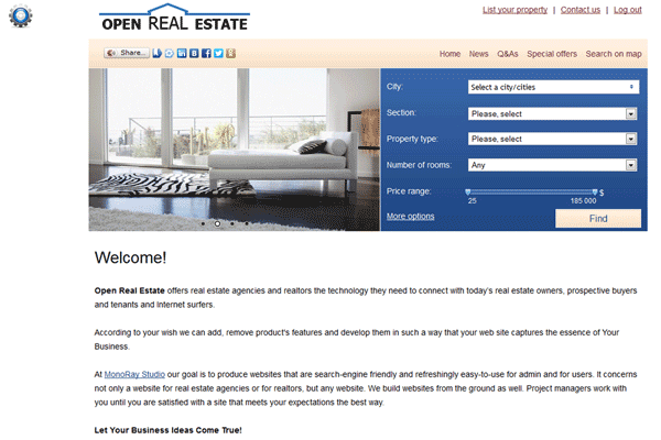 Open Real Estate screenshot