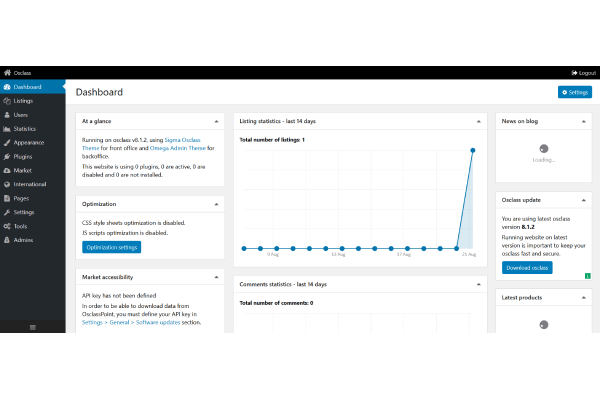 OsClass Classifieds screenshot