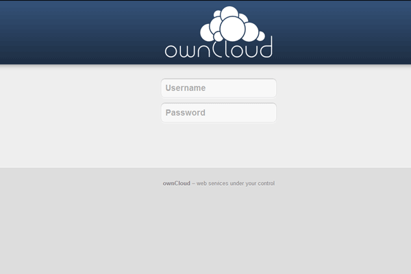 ownCloud screenshot