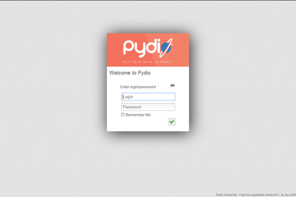 Pydio screenshot