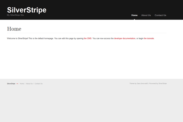 SilverStripe screenshot