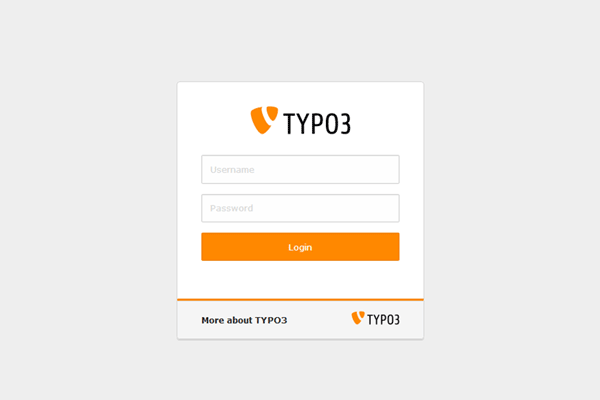 TYPO3 screenshot