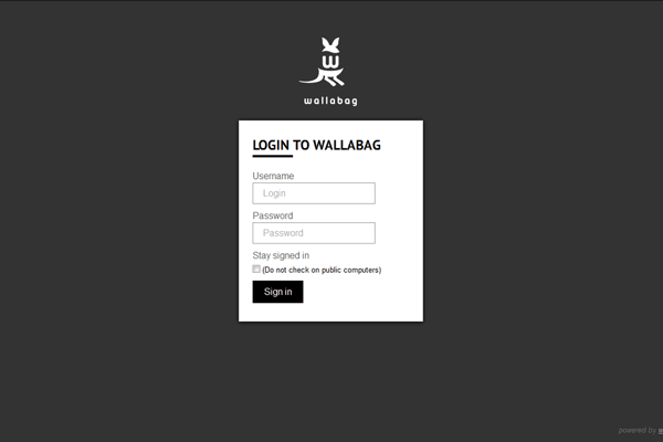 Wallabag screenshot