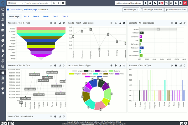 YetiForce screenshot